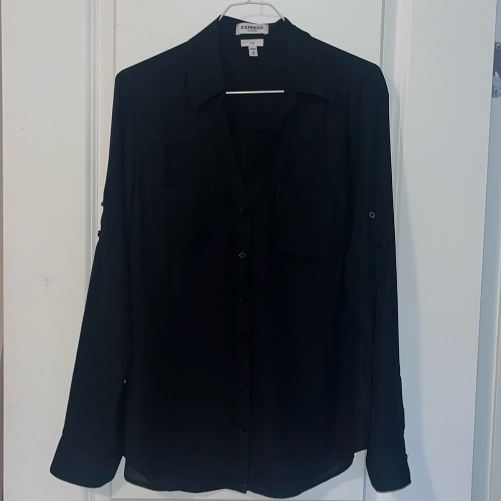 🚫SOLD🚫Express Portofino Shirt / Blouse Slim LAST CALL